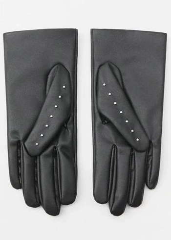 ZARA ZIMBALI SUNİ DERİ ELDİVEN - Görsel 4