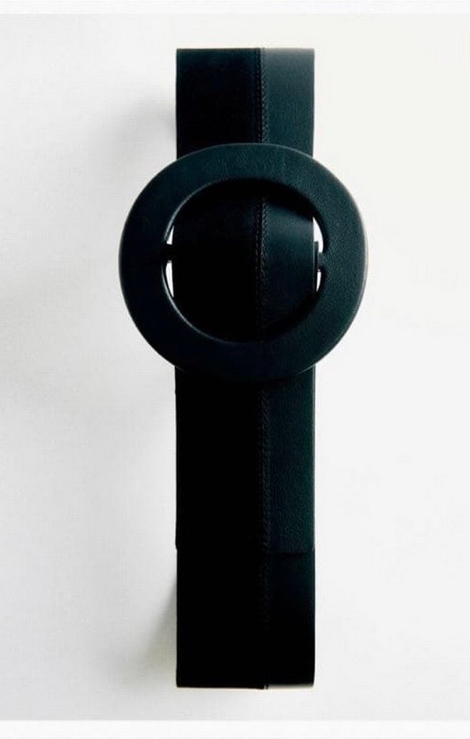 ZARA Deri Kontrast Maxi Tokalı Kemer - Görsel 2