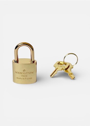 Louis Vuitton Paris Altın Anahtarlık & Kilit - Görsel 2