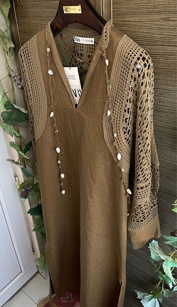 ZARA KETEN TUNİK ELBİSE LIMITED EDITION