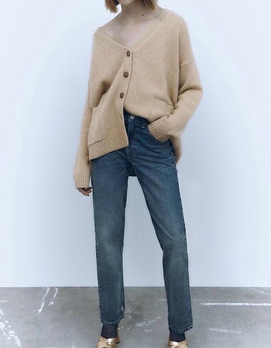 s Beden camel Renk ZARA 0 KAŞMİR HIRKA
