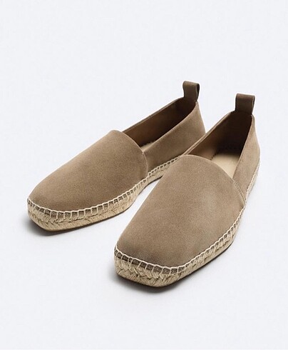 ZARA KALIN HAKİKİ DERİ SÜET ESPADRIL