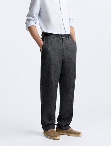 ZARA KALIN HAKİKİ DERİ SÜET ESPADRIL - Görsel 7