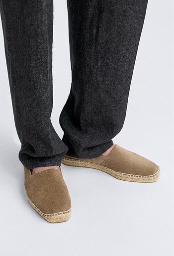 ZARA KALIN HAKİKİ DERİ SÜET ESPADRIL - Görsel 3