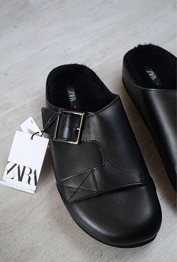 ZARA Hakiki Deri Sandalet - Görsel 2