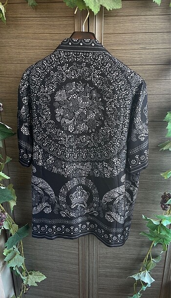 Versace VERSACE İPEK BAROK DESENLİ GÖMLEK