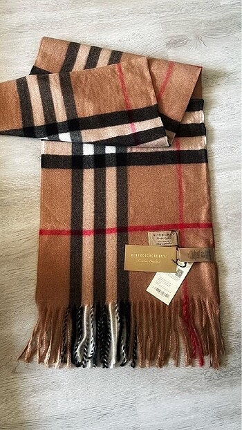 BURBERRY KAŞMİR ORJİNAL ATKI