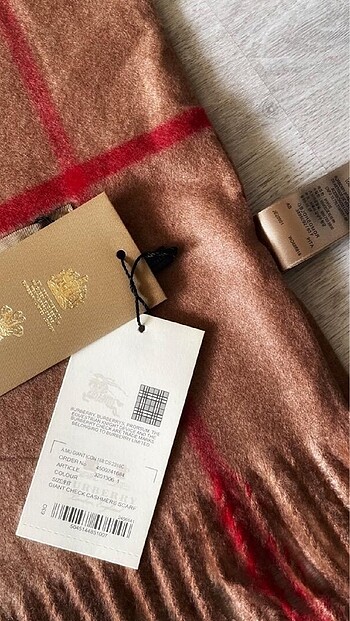  Beden BURBERRY KAŞMİR ORJİNAL ATKI