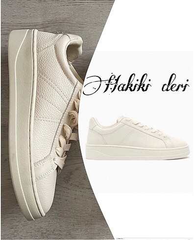 Zara hakiki deri spor ayakkabı