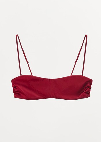 m Beden ZARA İPEK LIMITED EDITION BANDEAU BRALET.