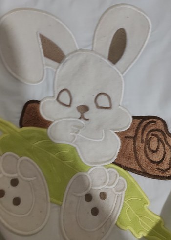 Nakışlı Bebek Pamuklu Uyku Seti - Görsel 6