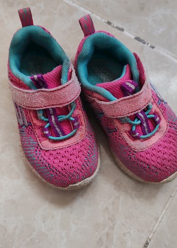 Kız Çocuk Pembe Bağcıksız Sneakers - Görsel 4