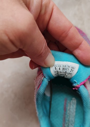 Kız Çocuk Pembe Bağcıksız Sneakers - Görsel 6