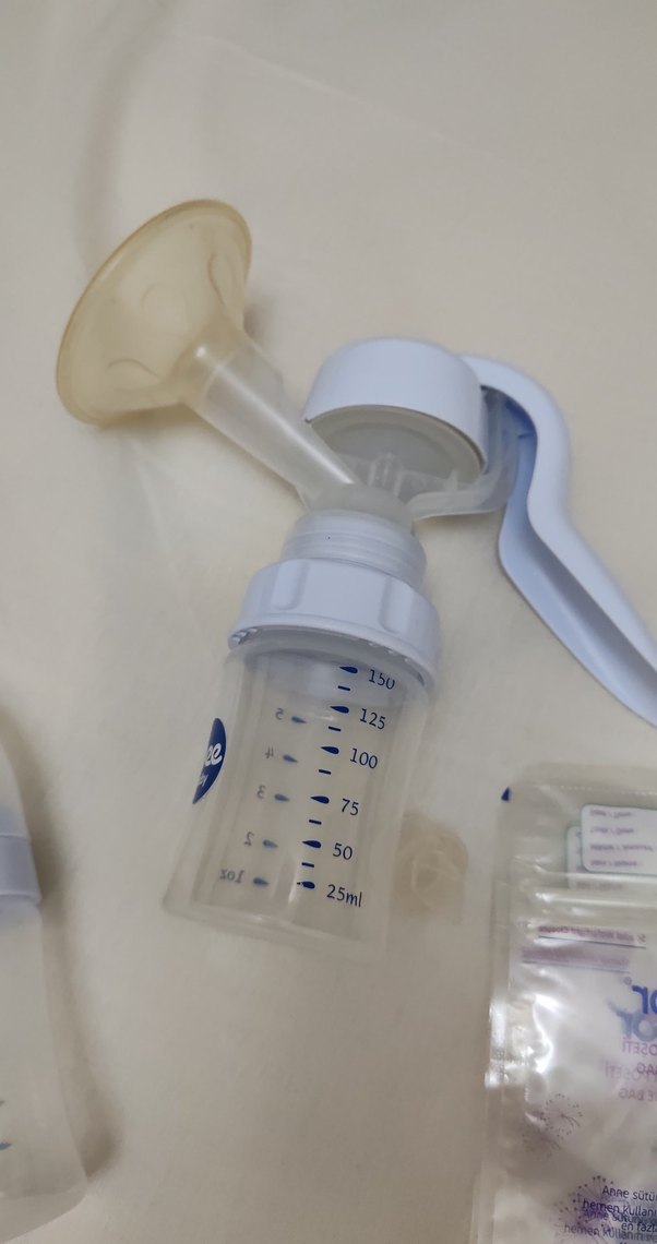 Wee Baby Pratik Manuel Göğüs Pompası Bej - Görsel 4