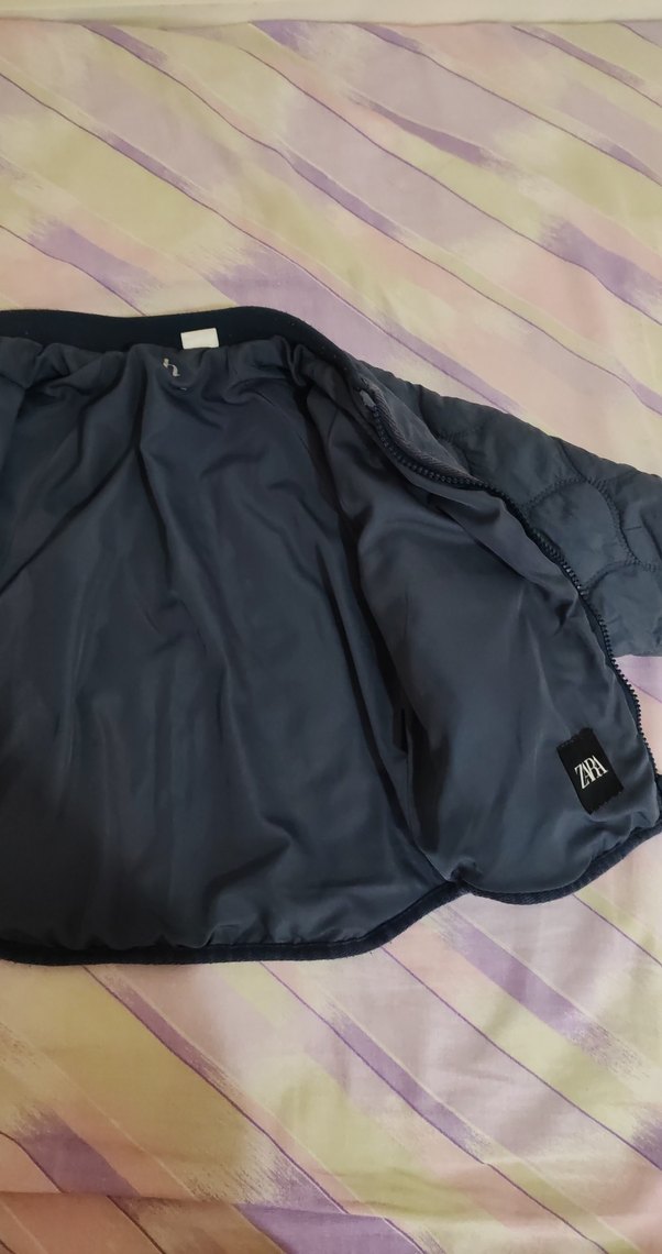 Gri Erkek Çocuk Fermuarlı Ceket - Görsel 4