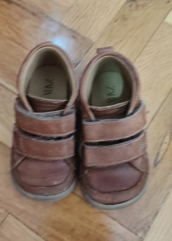 Kahverengi Deri Erkek Bebek İlk Adım Ayakkabısı - Görsel 4