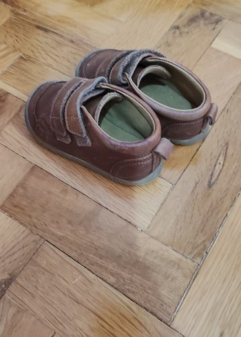 Kahverengi Deri Erkek Bebek İlk Adım Ayakkabısı - Görsel 5