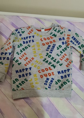 Gri Baskılı Erkek Çocuk Eşofman Takımı - Görsel 2