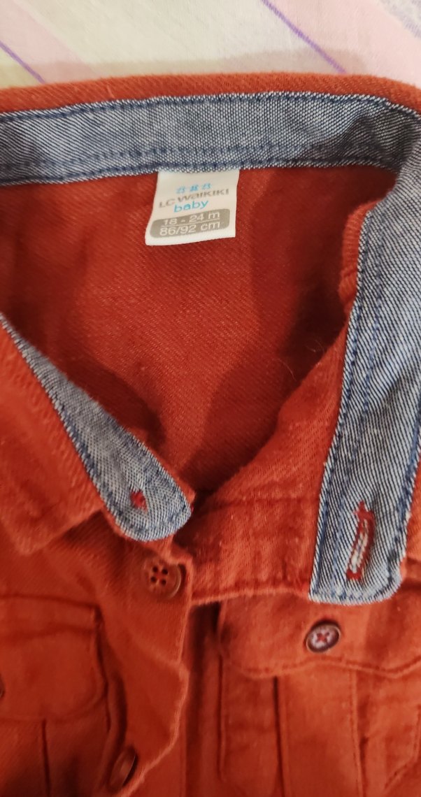 Gri Pantolon ve Kırmızı Uzun Kollu Bebek Takım - Görsel 5