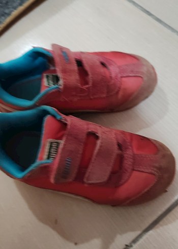 Pembe Kız Çocuk Spor Ayakkabı Velcro - Görsel 4