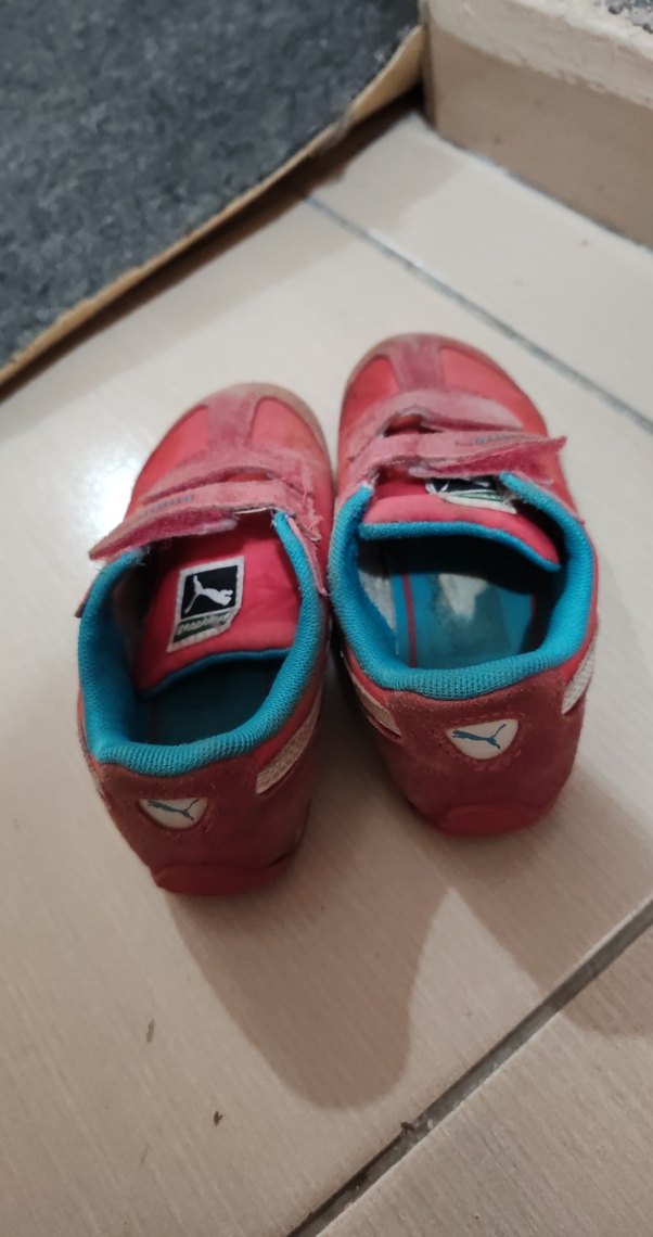 Pembe Kız Çocuk Spor Ayakkabı Velcro - Görsel 3