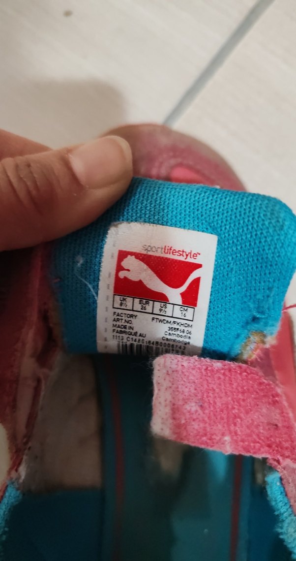 Pembe Kız Çocuk Spor Ayakkabı Velcro - Görsel 5