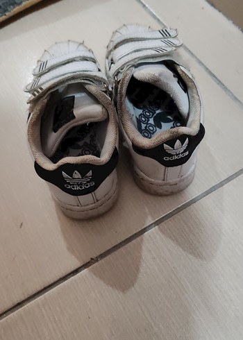 Erkek Çocuk Beyaz Cırt Cırtlı Spor Ayakkabı - Görsel 3