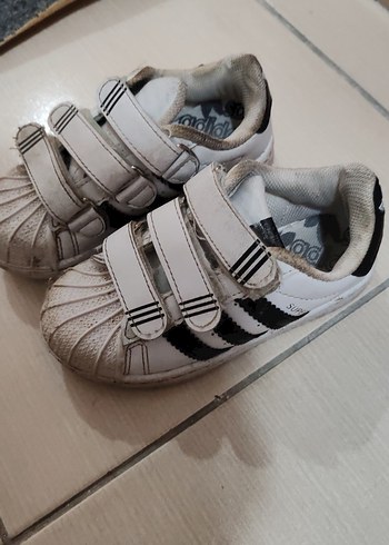 Erkek Çocuk Beyaz Cırt Cırtlı Spor Ayakkabı - Görsel 2