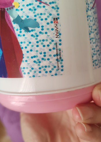 Beden Frozen Temalı Pembe Çocuk Termosu