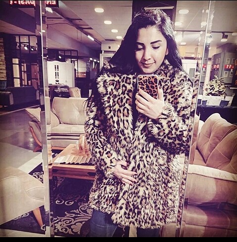 Kürk shoe butikten leopar desenli