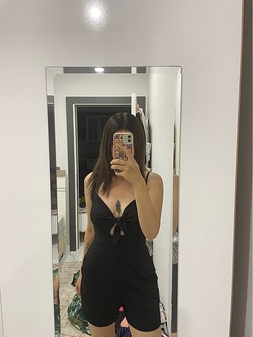 xs Beden siyah Renk Siyah tulum