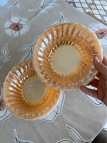 Vintage İkili Kase