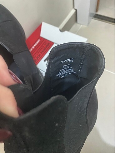 40 Beden siyah Renk Siyah süet H&M bot