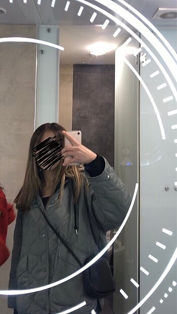 m Beden Pull and bear kapitone ceket
