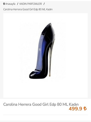 Beden Renk Carolina herrera good girl parfüm
