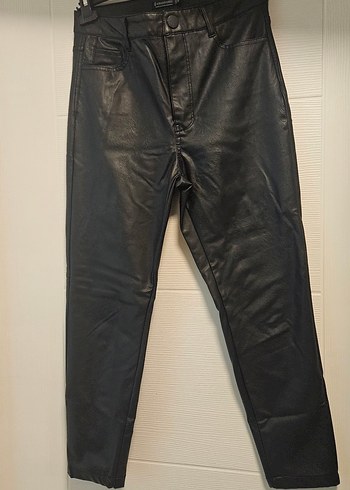 stradivarius suni Deri Kadın Pantolon