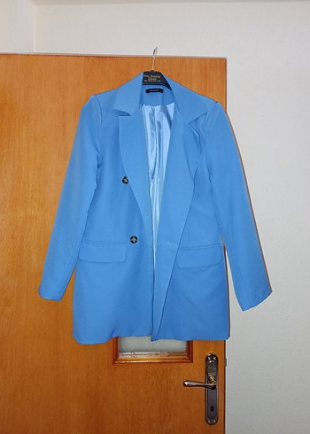 Mavi Kadın Düğmeli Blazer Ceket - Görsel 2