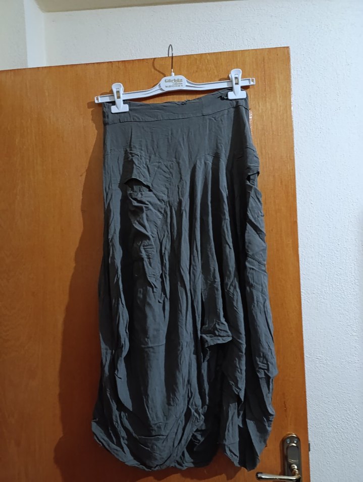 Haki Uzun Etek - Görsel 3