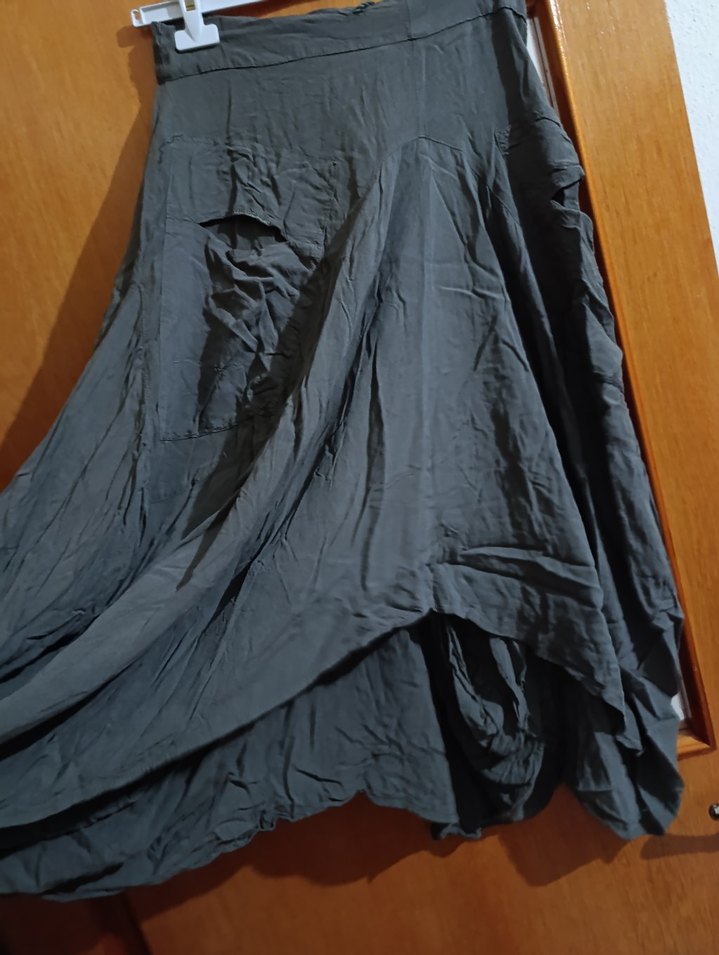 Haki Uzun Etek - Görsel 2