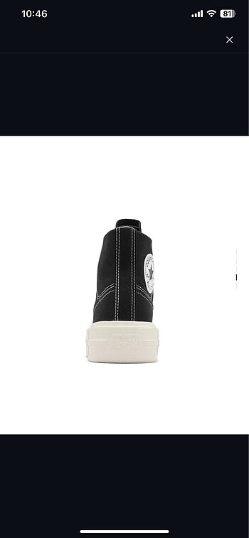 38,5 Beden siyah Renk Converse Chuck Taylor All Star