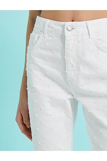 Koton Koton Slim Flare Beyaz