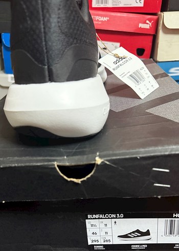 Adidas Runfalcon 3.0 Siyah 45.5 46 Erkek Koşu Ayakkabısı - Görsel 5