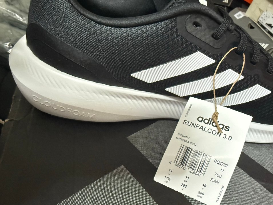 Adidas Runfalcon 3.0 Siyah 45.5 46 Erkek Koşu Ayakkabısı - Görsel 4