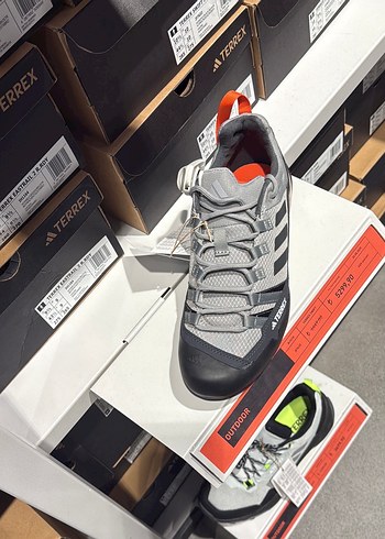 Gri Adidas Terrex41 42  43.5 44 44.5 45.5 46 4Erkek Outdoor Spor - Görsel 5