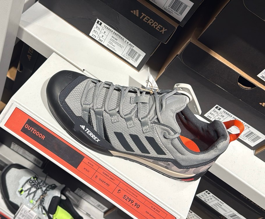 Gri Adidas Terrex41 42  43.5 44 44.5 45.5 46 4Erkek Outdoor Spor - Görsel 4