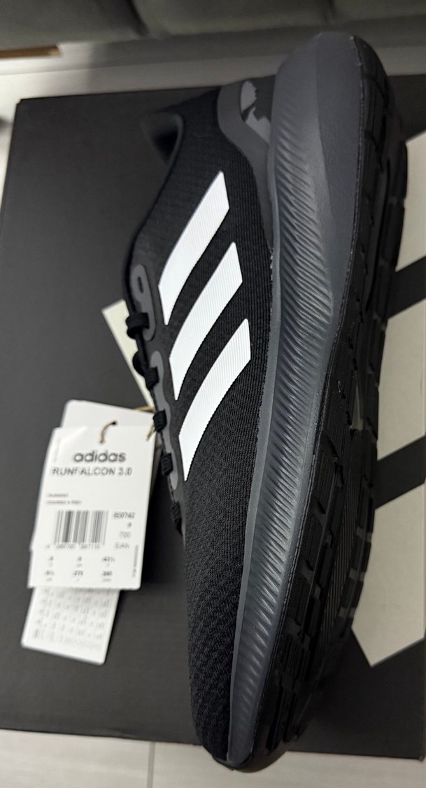 Adidas Runfalcon 42.5 43.5 Siyah Erkek Koşu Ayakkabısı - Görsel 2