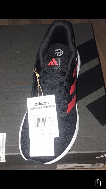 Adidas rahat taban siyah 41.5 42.5