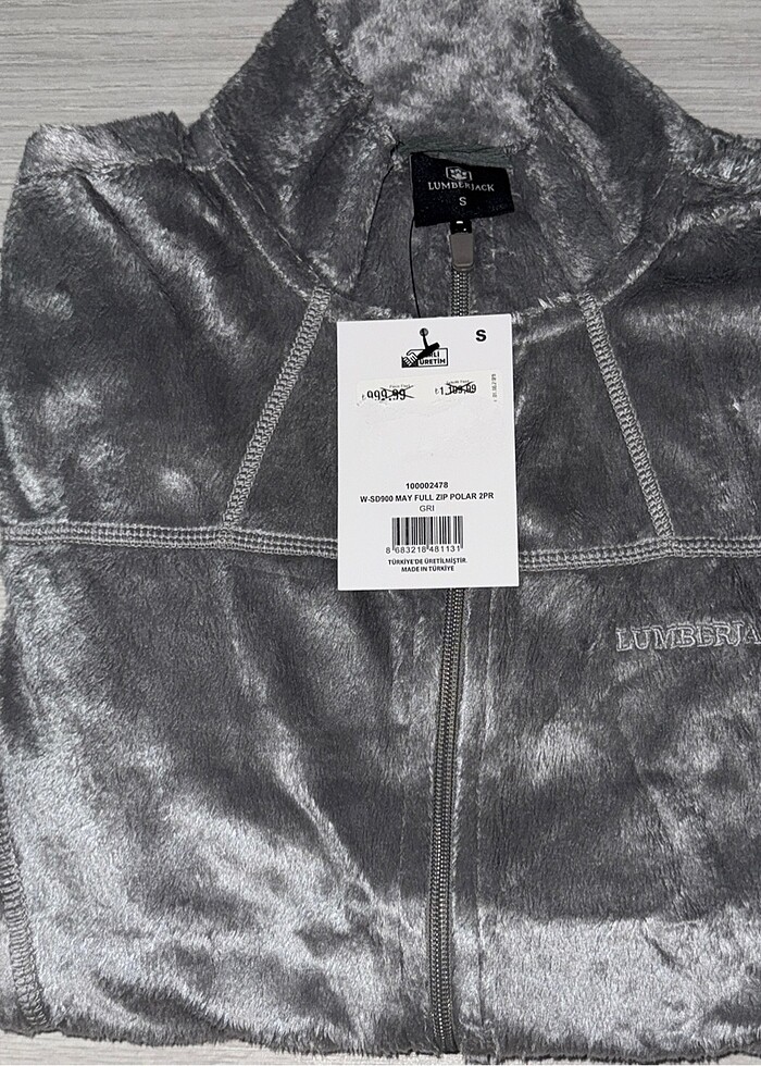 LUMBERJACK POLAR ÜST GRİ XS S M - Görsel 2