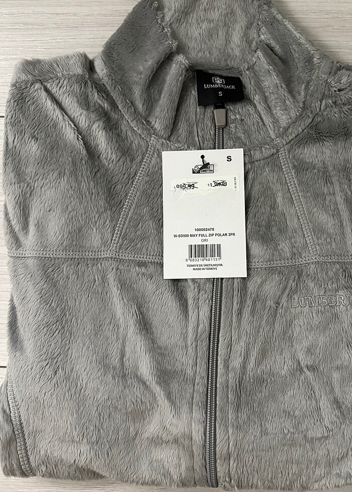 LUMBERJACK POLAR ÜST GRİ XS S M - Görsel 5