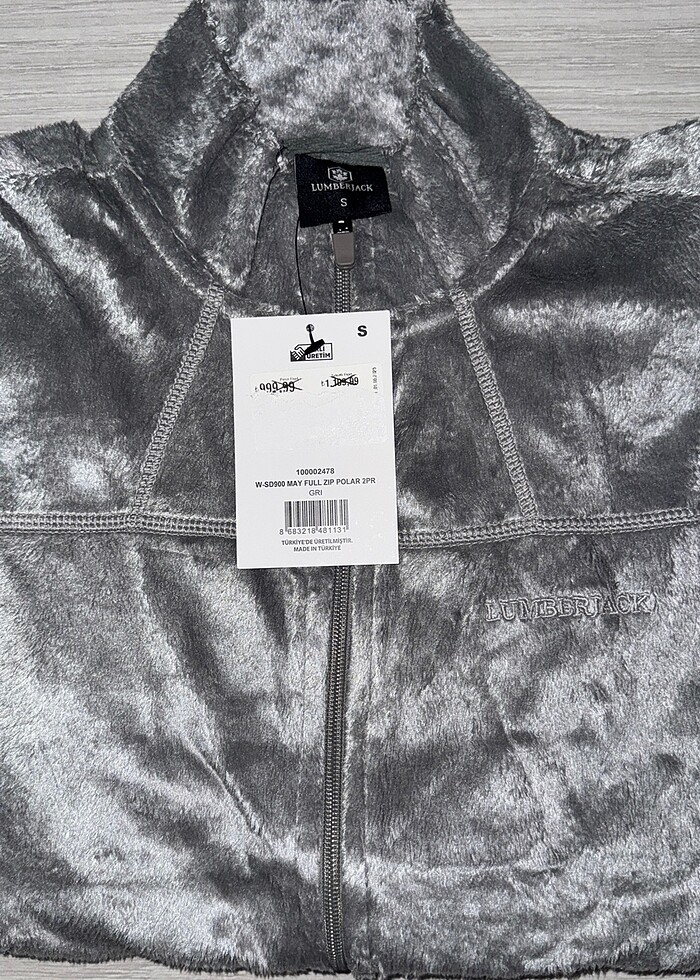 LUMBERJACK POLAR ÜST GRİ XS S M - Görsel 3
